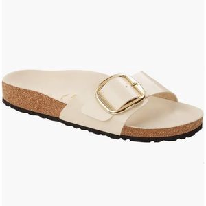 BIRKENSTOCK Madrid Big Buckle Slide Sandal (Women), SIZE 7-7.5US / 38EU